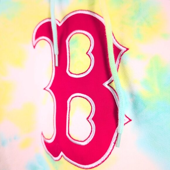 Boston Red Socks Tie Dye New Era Hoodie - Medium - Picture 6 of 6